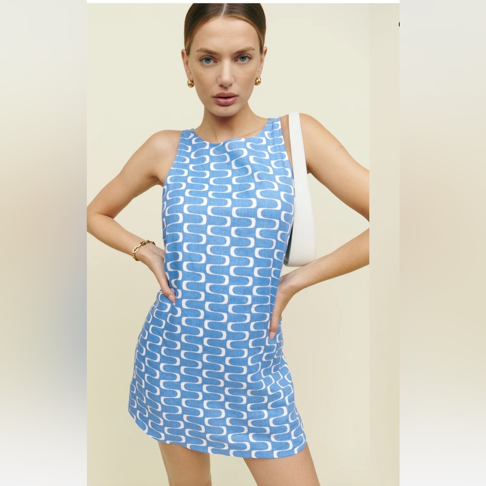 Reformation Jessi Linen dress